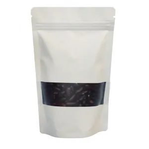 Mylar Bags - Window  - Stand Up Pouch (Black, White, Silver, Gold, Holographic)