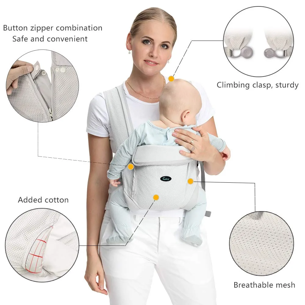 Natural Cotton Kangaroo Baby Sling Carrier