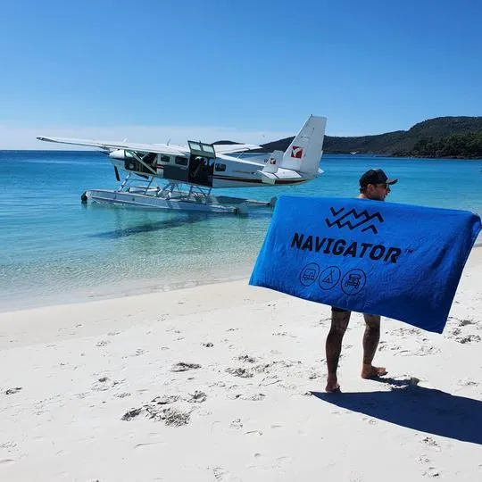 Navigator Gear Beach towel - 765Gsm - Blue