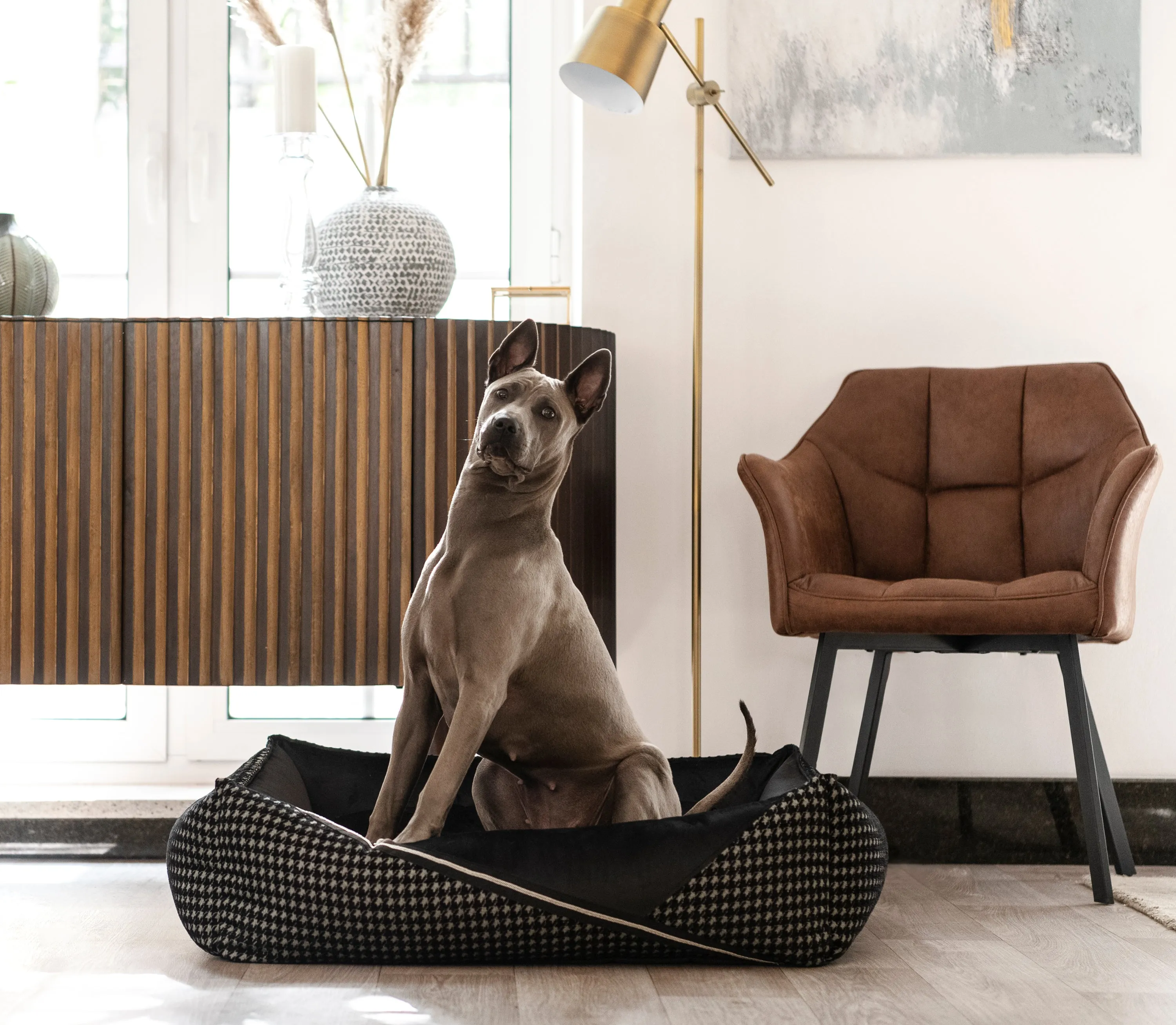 Oh Charlie Square Dog Bed Prestige Deluxe