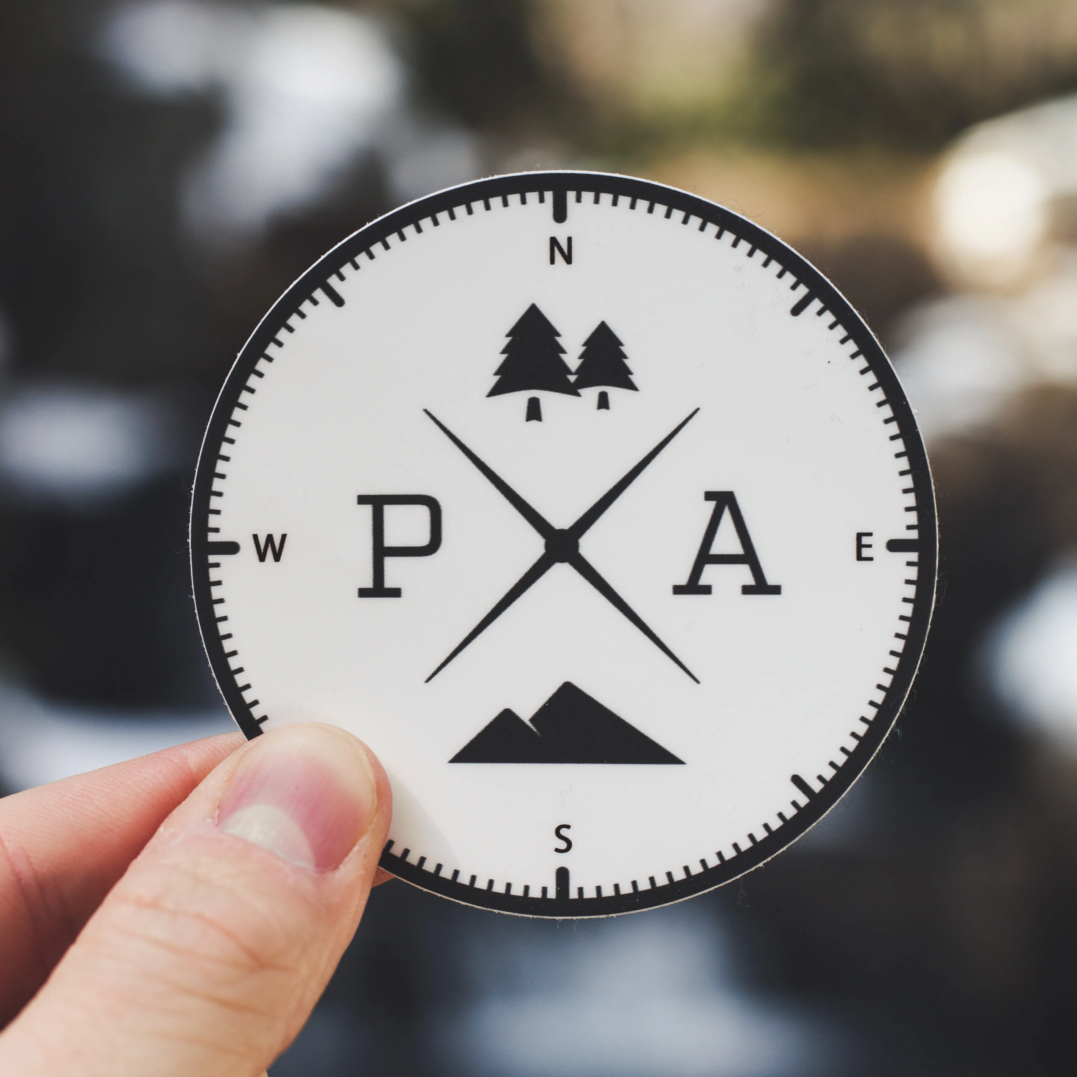 PA Compass Sticker