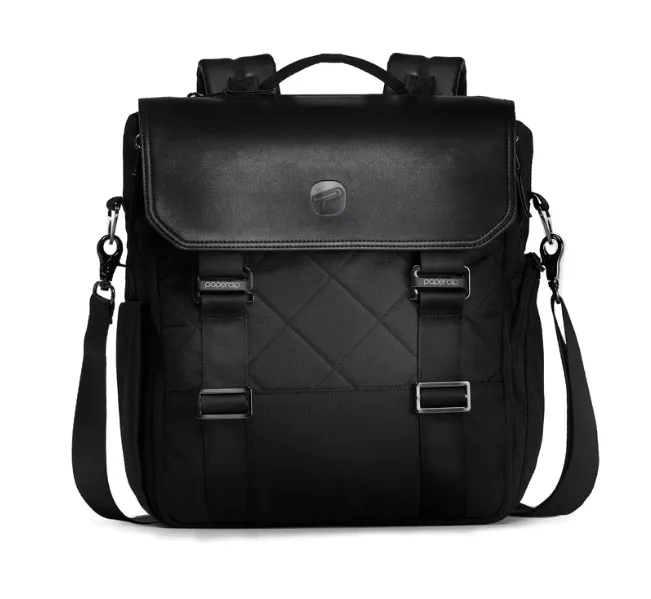 Paperclip Willow Changing Bag - Black