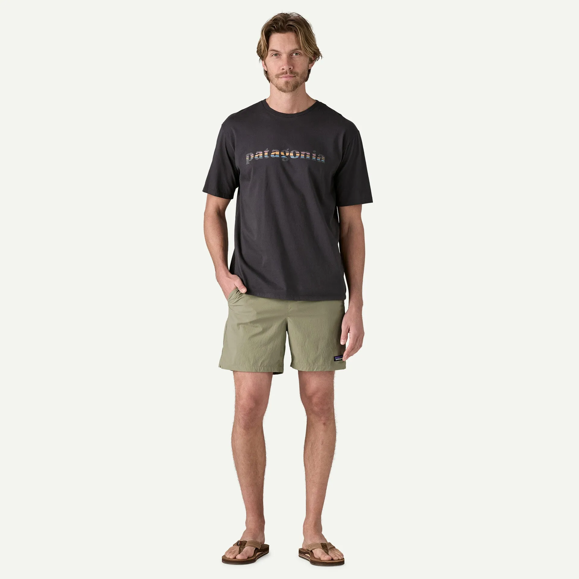 Patagonia - M's Baggies Lights - 6 in. - River Rock Green