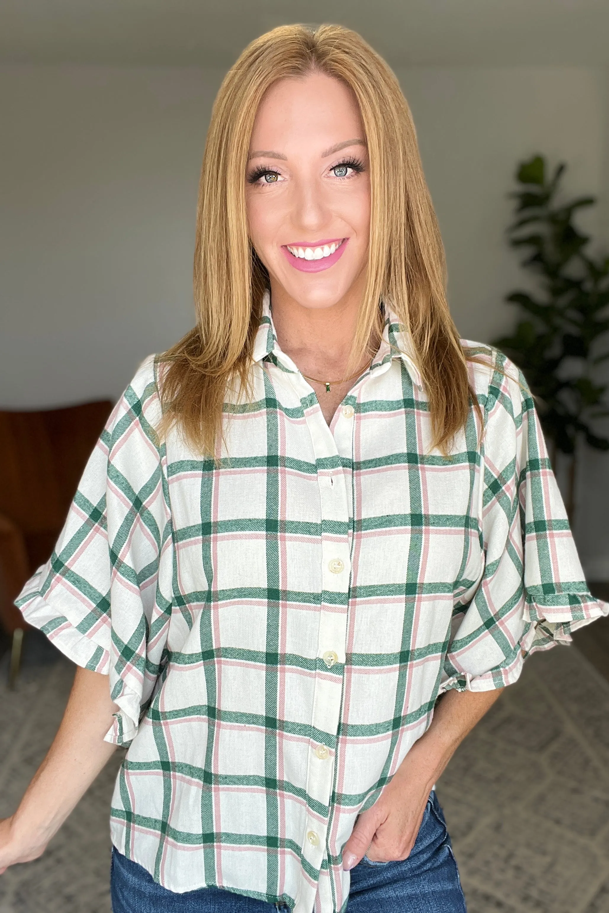 Perfect Picnic Plaid Top