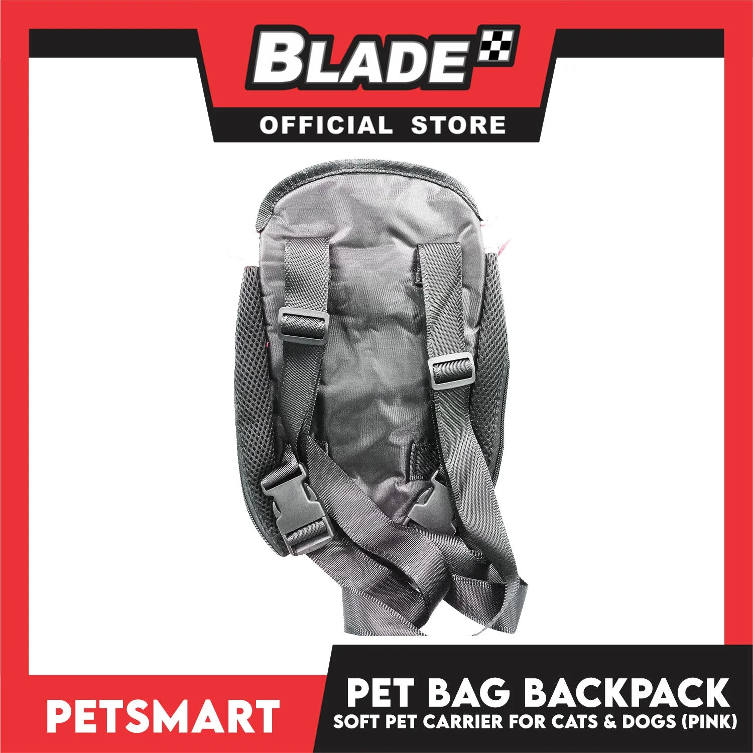 Pet Bag Backpack, Soft Pet Carrier for Cats and Dogs, Pink Color (Medium)