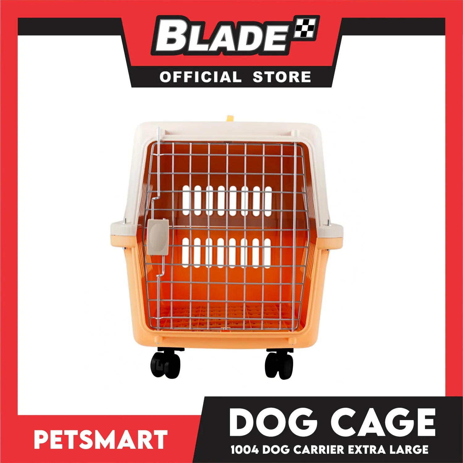 Pet Carrier With Wheels 1004 Dog Travel Carrier With Carrying Handle (Extra Large) 81cm x 57cm x 61cm