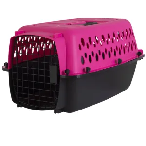 Petmate Pet Porter Fashion Dog Kennel 23", Hot Pink, for Pets up to 15lbs, Made in USA - new