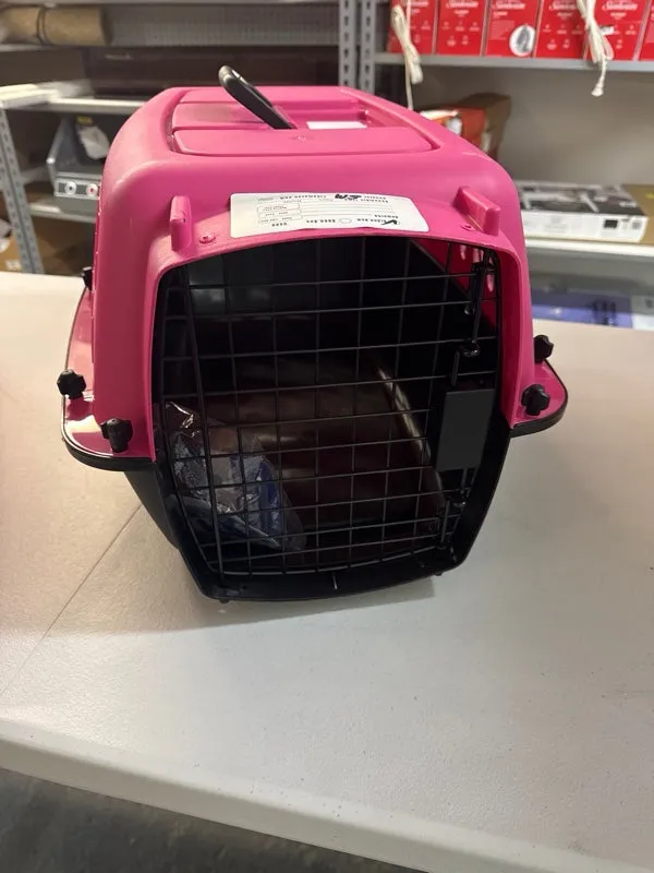 Petmate Pet Porter Fashion Dog Kennel 23", Hot Pink, for Pets up to 15lbs, Made in USA - new