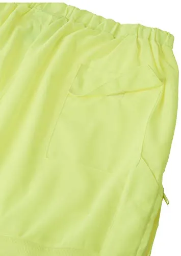 Pioneer Easy Boot Access 5 Pockets Work Pants, Adjustable Elastic Waist, Hi Vis and Reflective Stripe