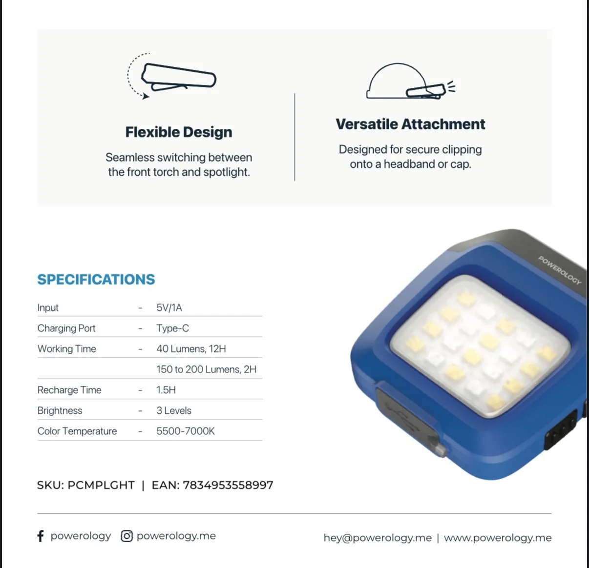 Powerology Camping Pocket Light