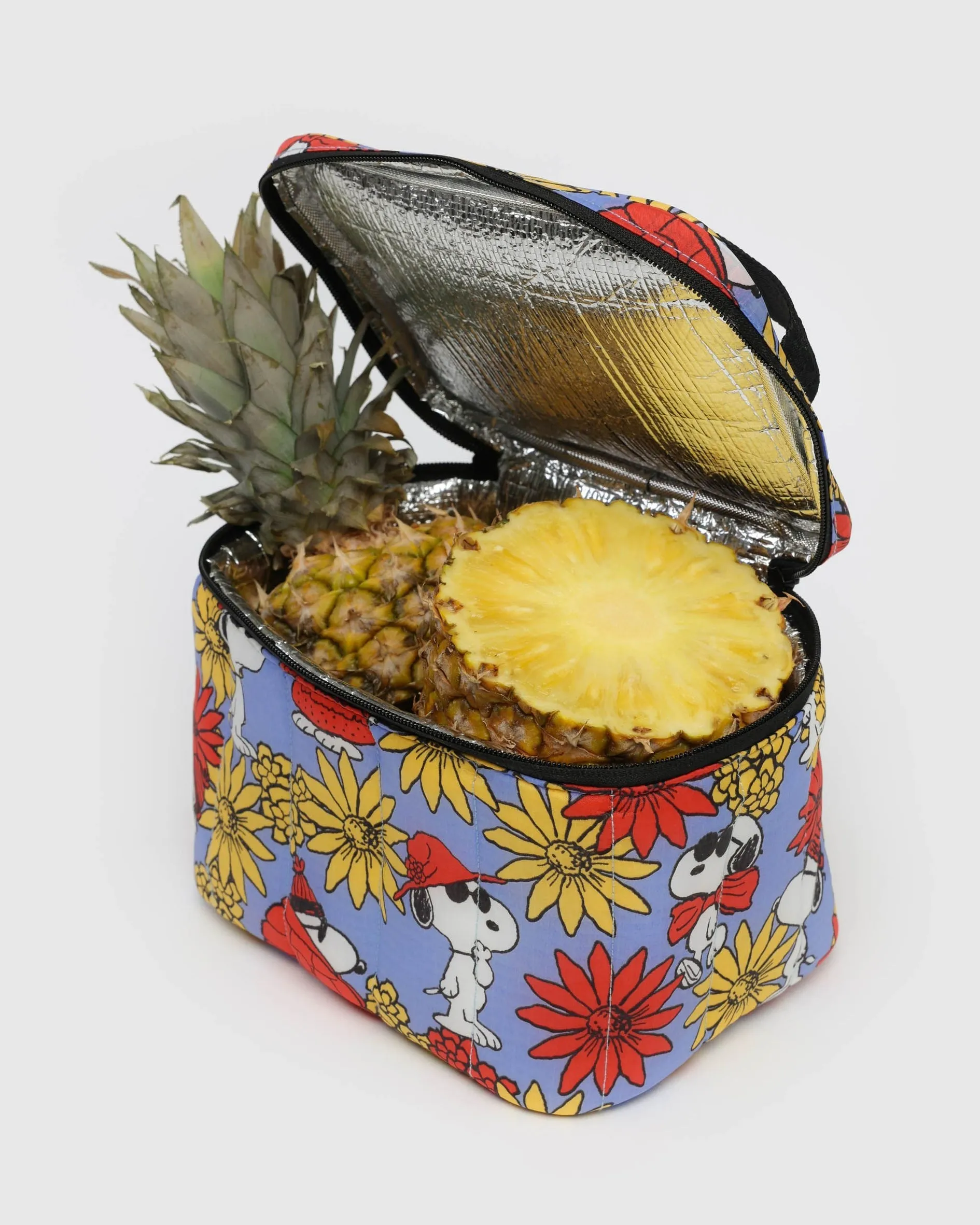 Puffy Lunch Bag - Floral Snooy