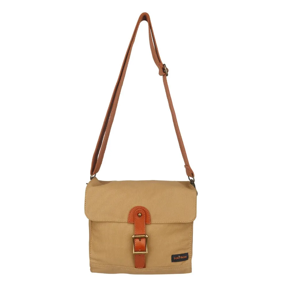 Retro Bike Handlebar Bag Bicycle Front Basket Pannier Messenger Pouch Outdoor Cycling Accessory Waterproof Canvas Khaki