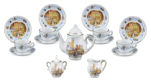 Reutter Porcelain Beatrix Potter Peter Rabbit 150th Anniversary Tea Set LTD ED