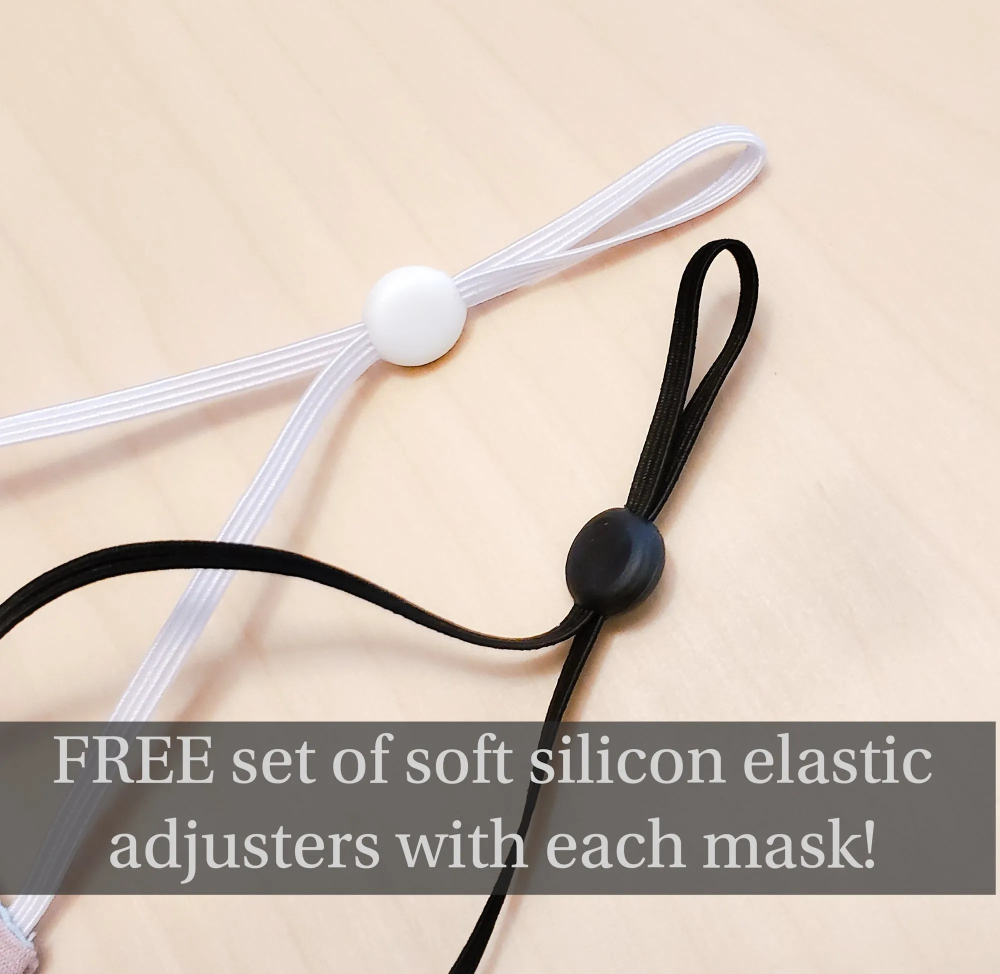 Reversible Mask - Japanese Dobby Dots Rose