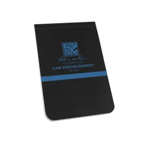 Rite in the Rain Thin Blue Line All-Weather Notebook (3.25'' x 5.25'')