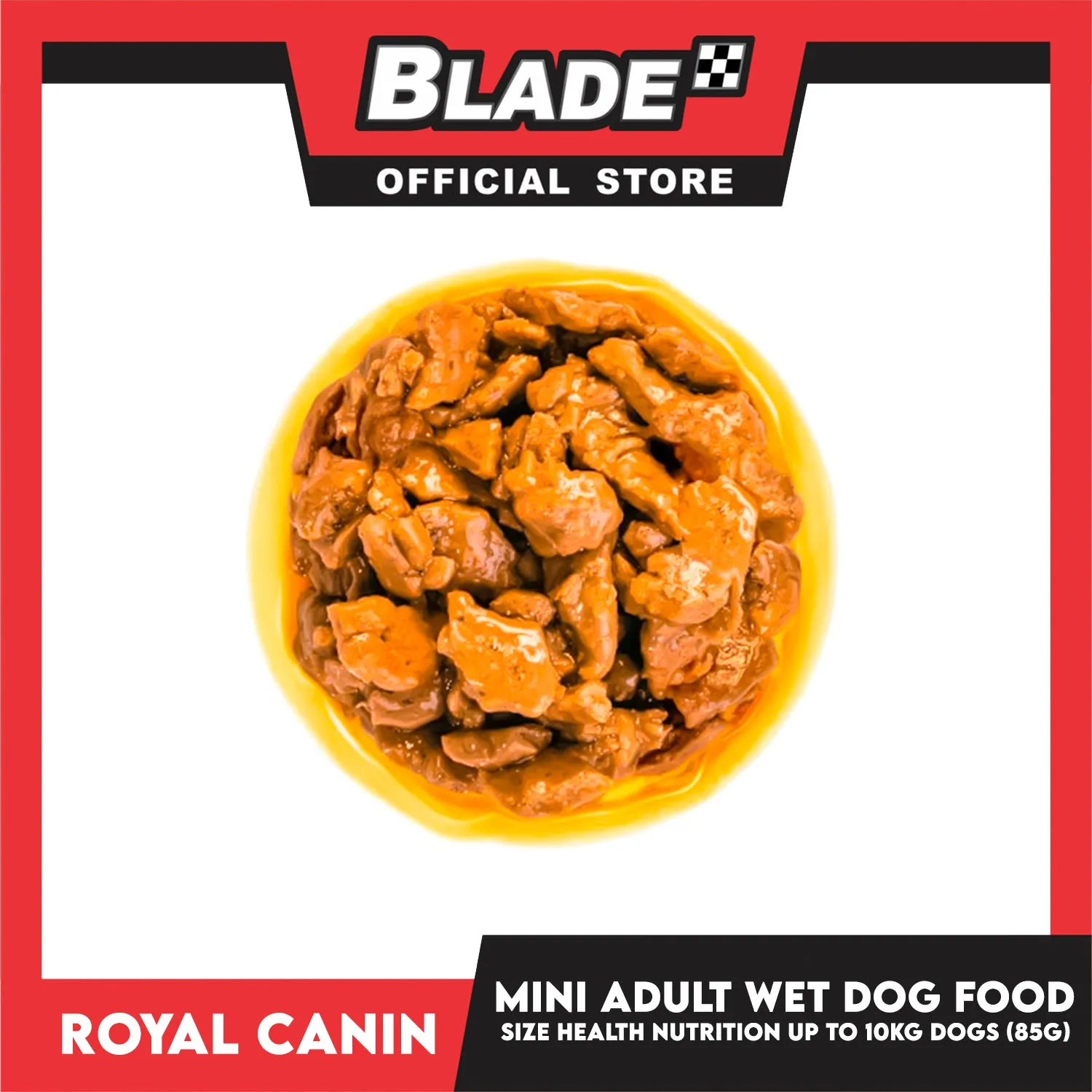 Royal Canin Mini Adult (85g x 12 pouches) Wet Dog Food - Size Health Nutrition