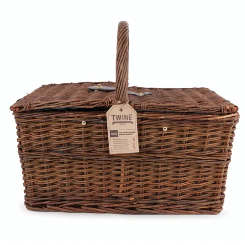 Seaside Cape Cod Wicker Picnic Basket