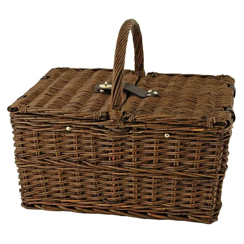 Seaside Cape Cod Wicker Picnic Basket