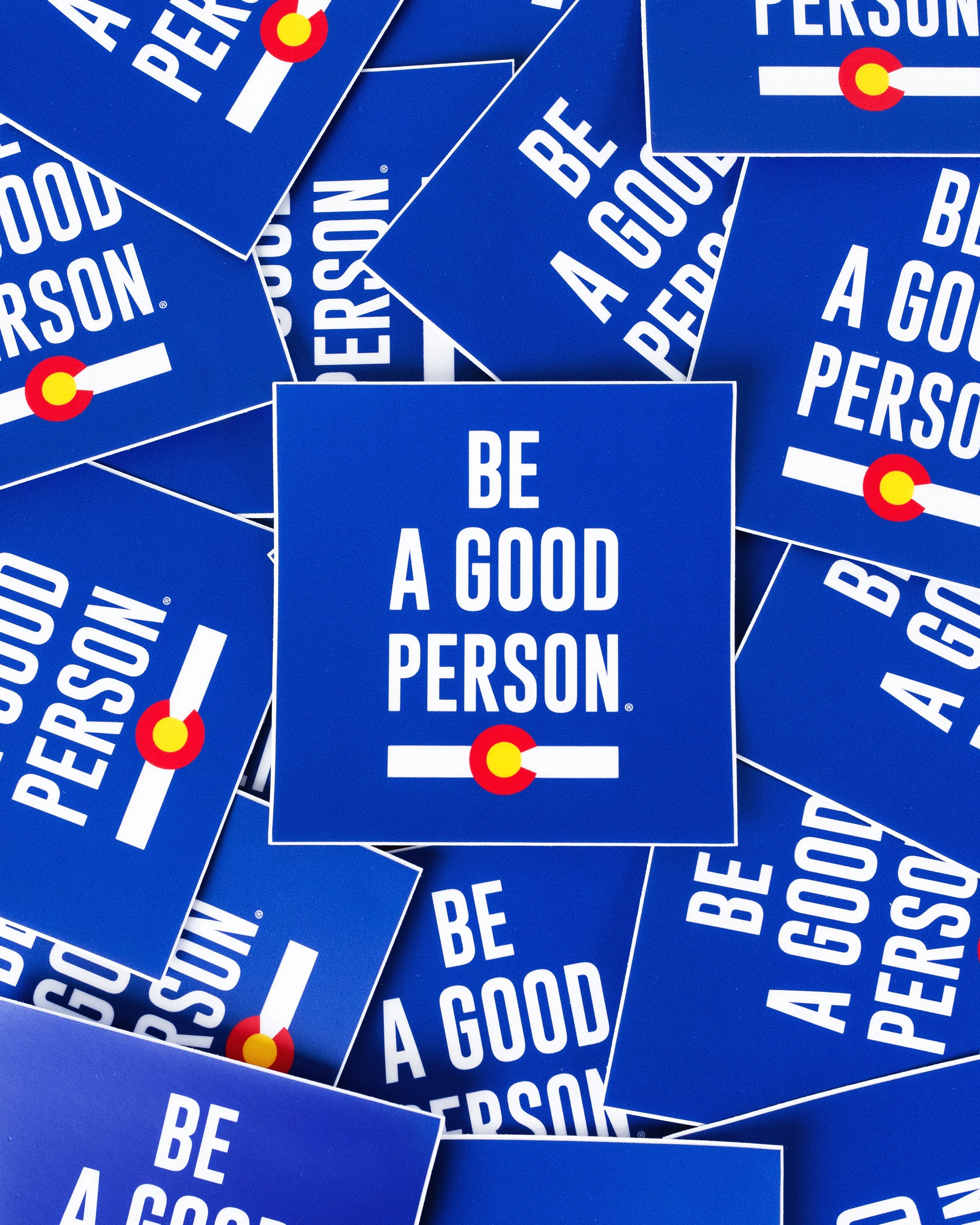 Signature Colorado Hometown Stickers - Blue (4 Pack)