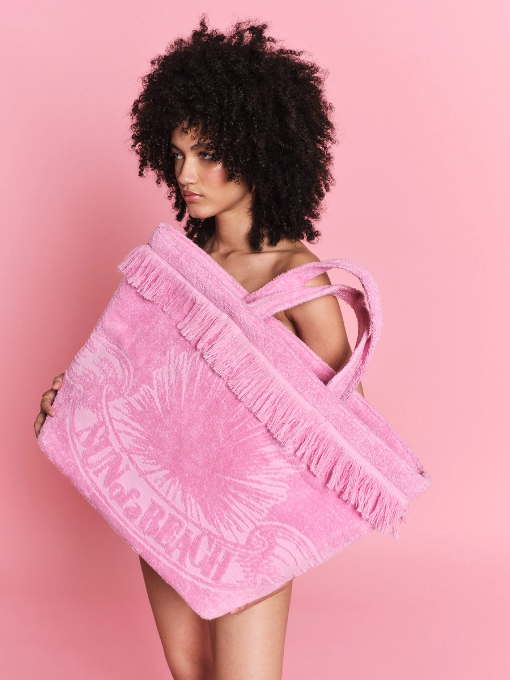 Surf n' Turf Bubblegum | Oversized Beach Bag