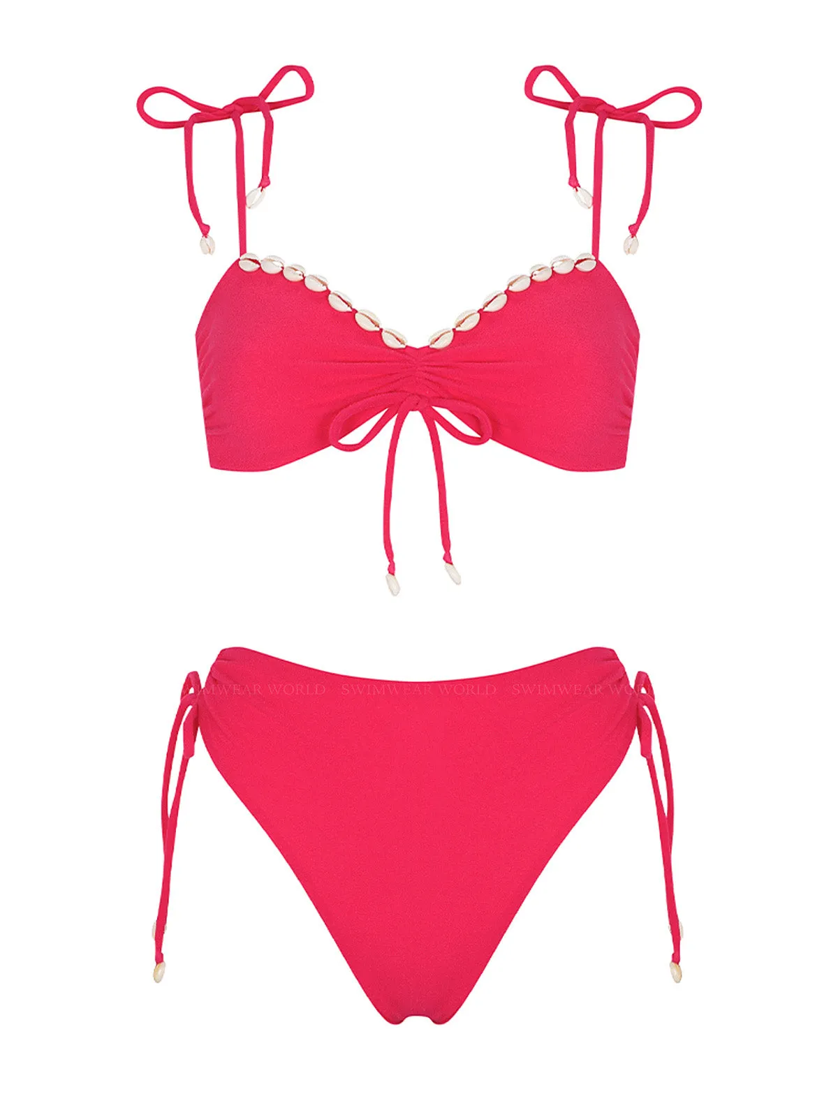 Susane Fuchsia Terry Towel Bikini ::RET