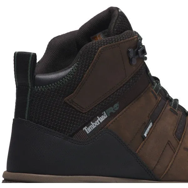 Timberland Pro Men's Switchback LT Soft Toe WP Work Boot- Brown- TB1A5U7K214