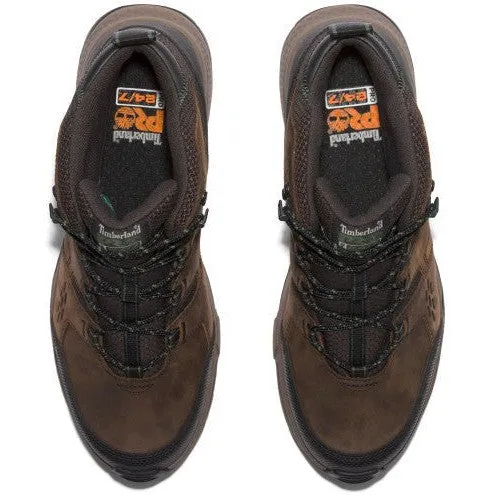 Timberland Pro Men's Switchback LT Soft Toe WP Work Boot- Brown- TB1A5U7K214