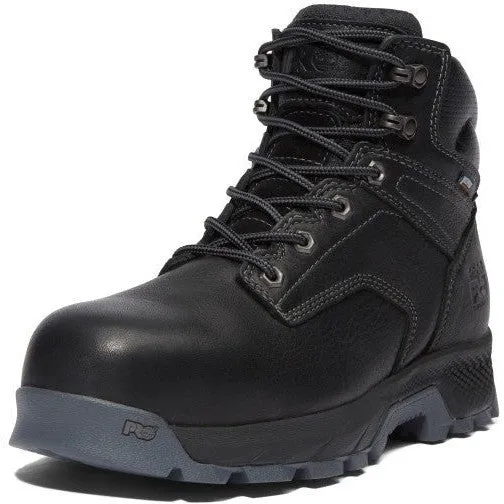 Timberland Pro Men's Titan EV 6" Comp Toe WP Work Boot- Black- TB1A42GN001