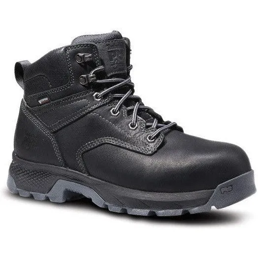 Timberland Pro Men's Titan EV 6" Comp Toe WP Work Boot- Black- TB1A42GN001