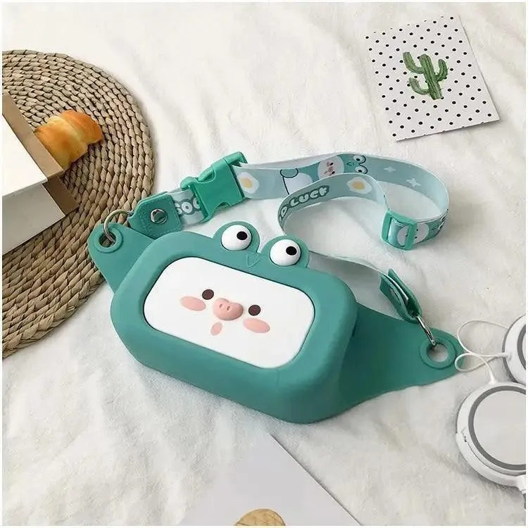 Unisex Cartoon Design Waist Fanny Pack For Traveling Unique Fashion Bag Cute Chest Bag For Women