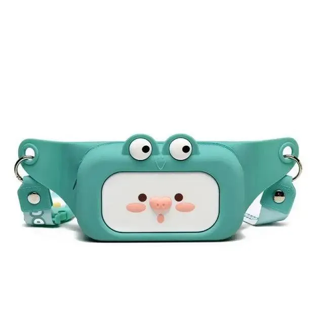 Unisex Cartoon Design Waist Fanny Pack For Traveling Unique Fashion Bag Cute Chest Bag For Women