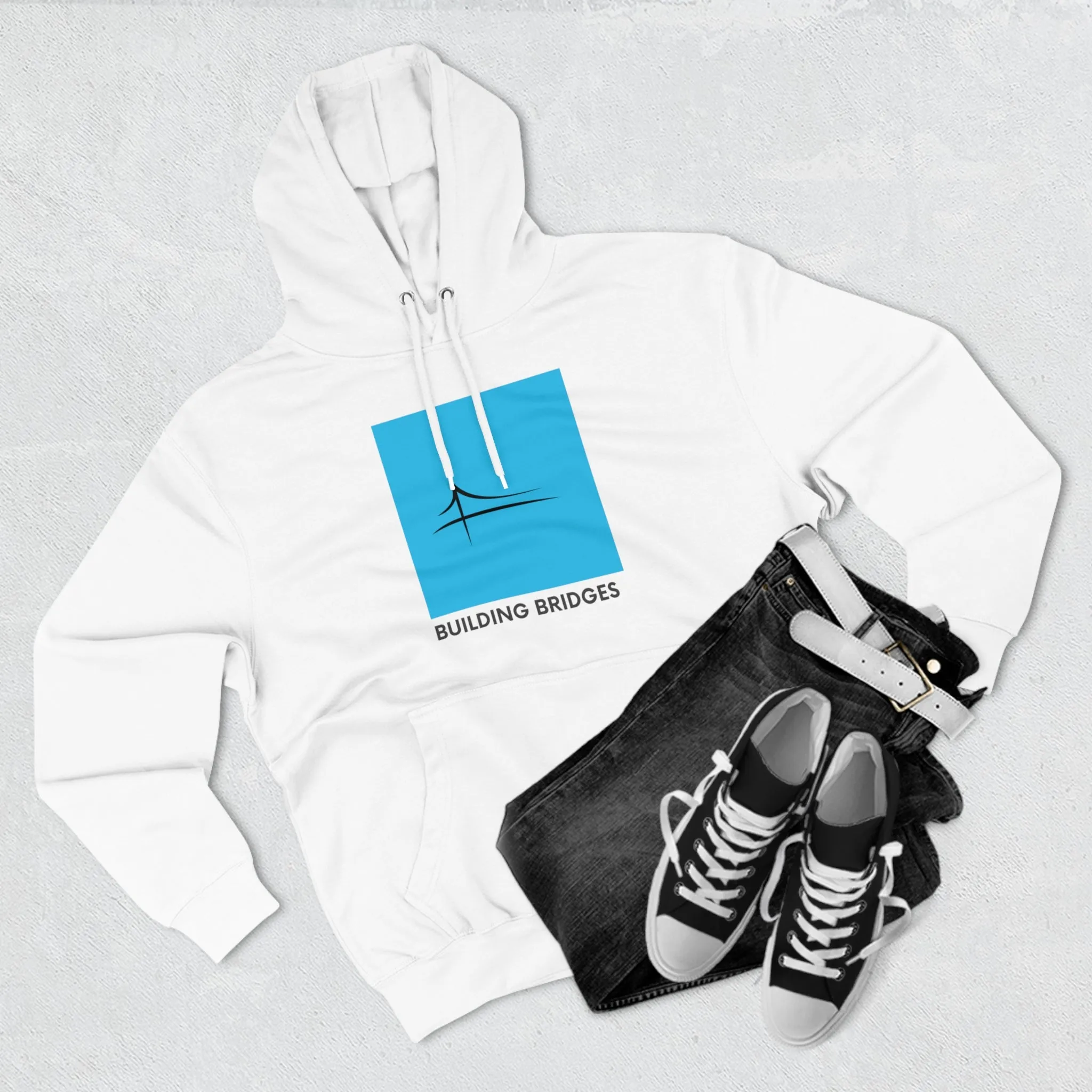 Unisex Premium Pullover Hoodie-Building Bridges