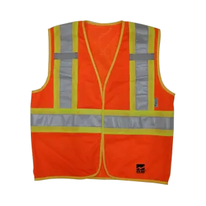 Viking U6110 Open Road B.T.E. Mesh Economy Safety Vest with 4" Safety Stripes