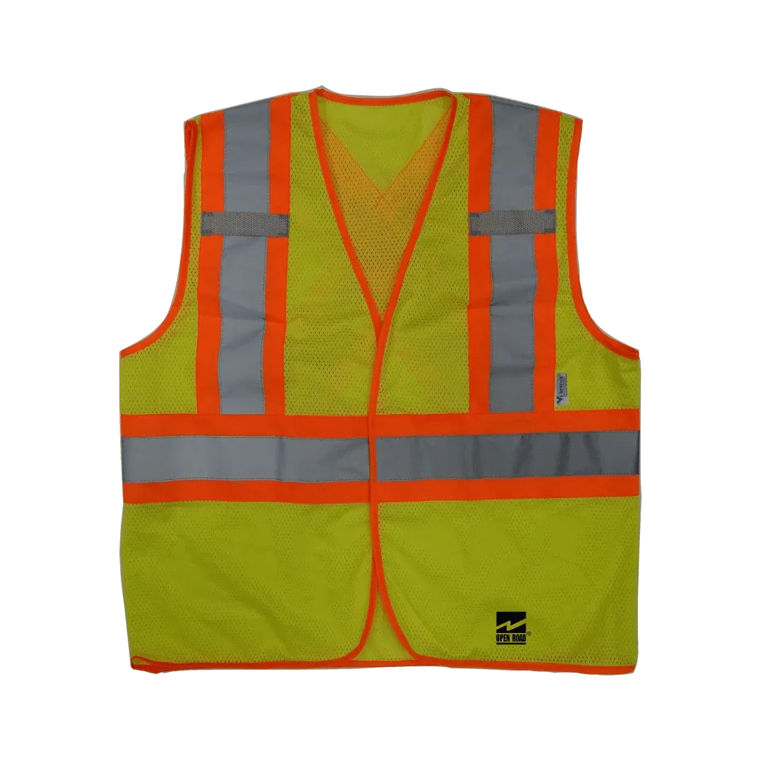 Viking U6110 Open Road B.T.E. Mesh Economy Safety Vest with 4" Safety Stripes