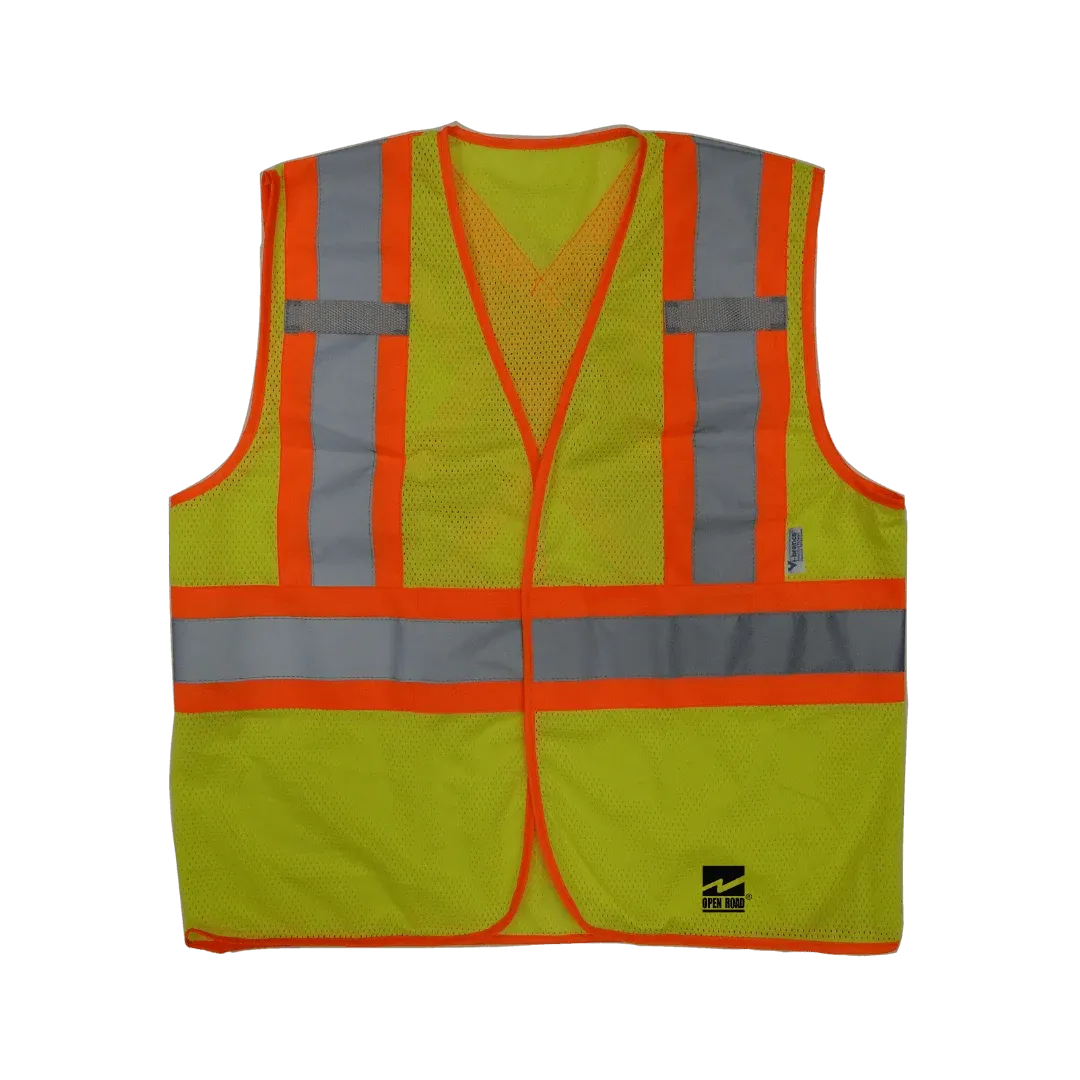 Viking U6110 Open Road B.T.E. Mesh Economy Safety Vest with 4" Safety Stripes