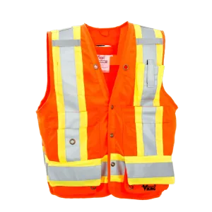 Viking U6195 Double Stitched Surveyor Safety Vest