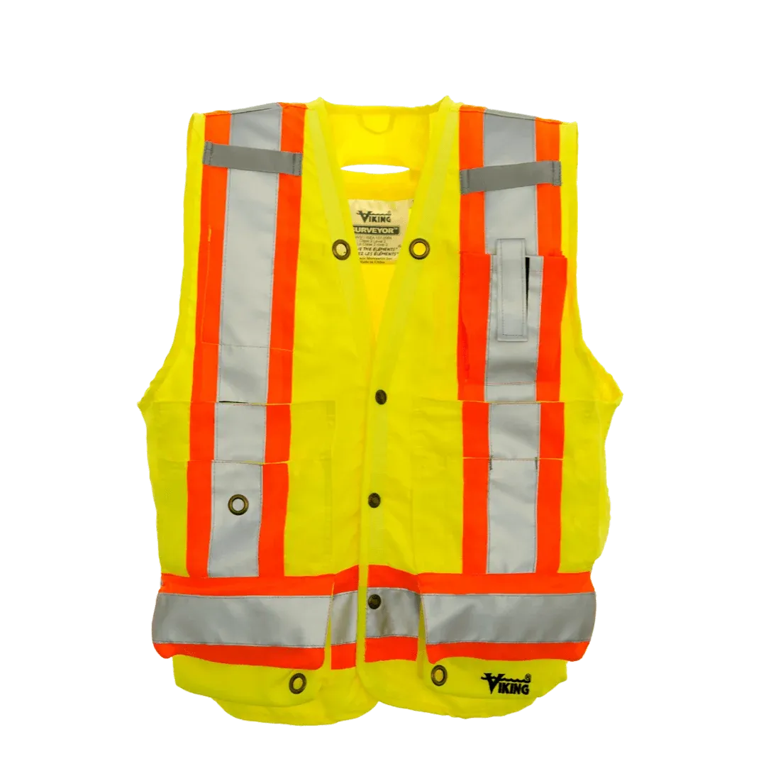 Viking U6195 Double Stitched Surveyor Safety Vest