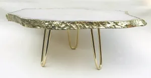 White Agate Cake Stand