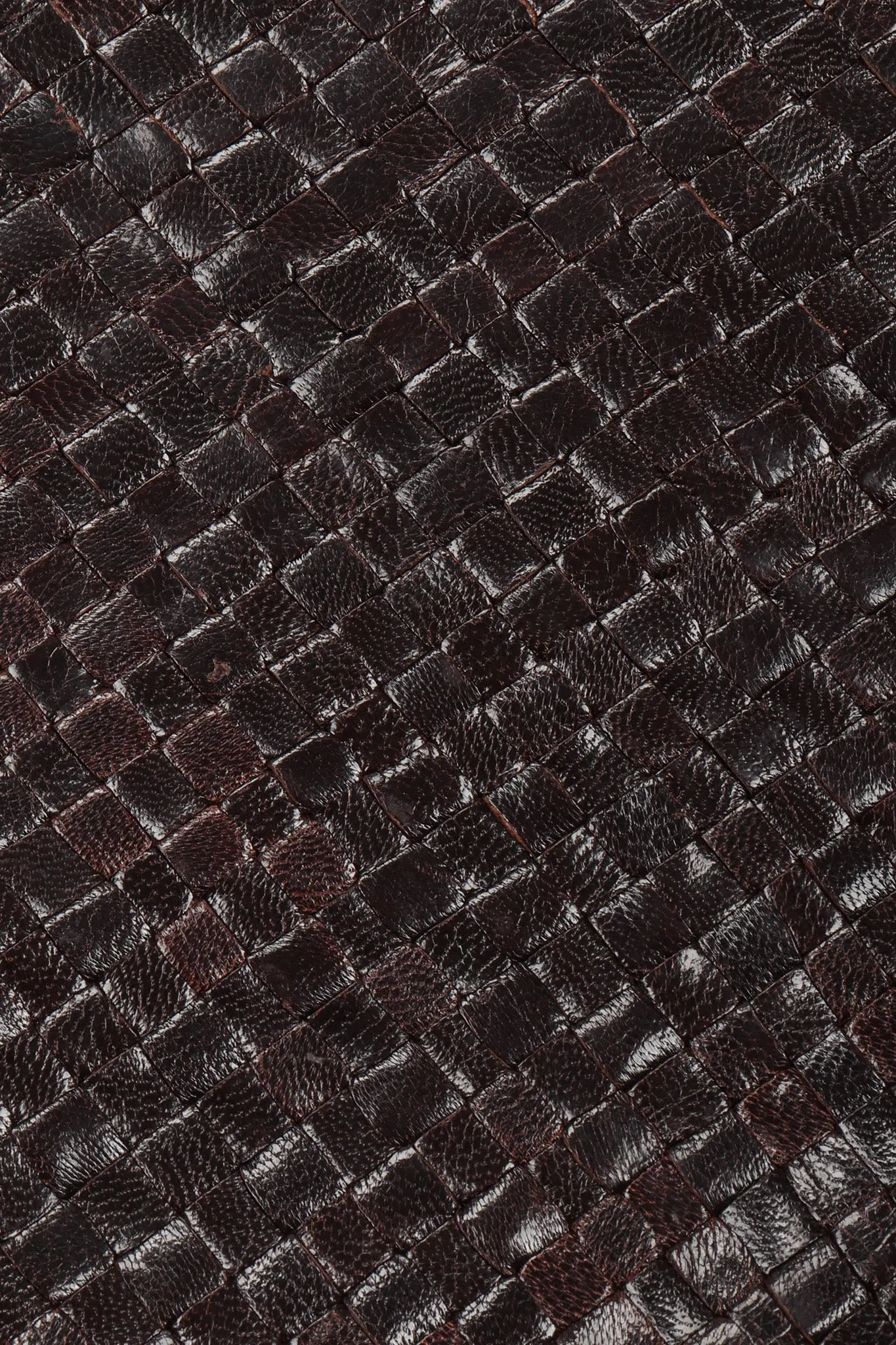 Woven Leather Clutch