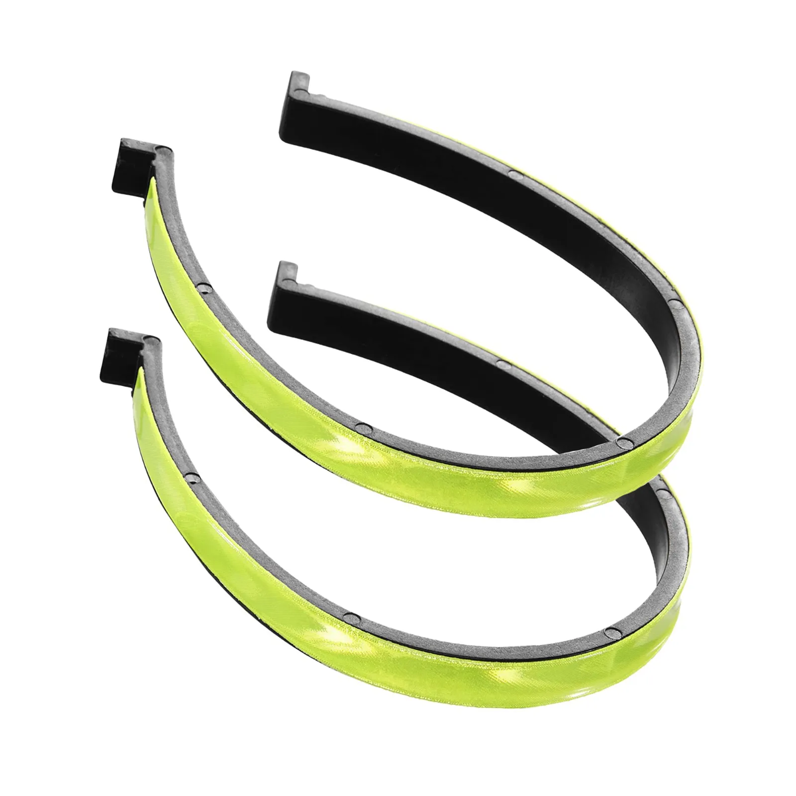 Wow Wow Reflective Trouser Clips - For Winter Running / Cycle Safety