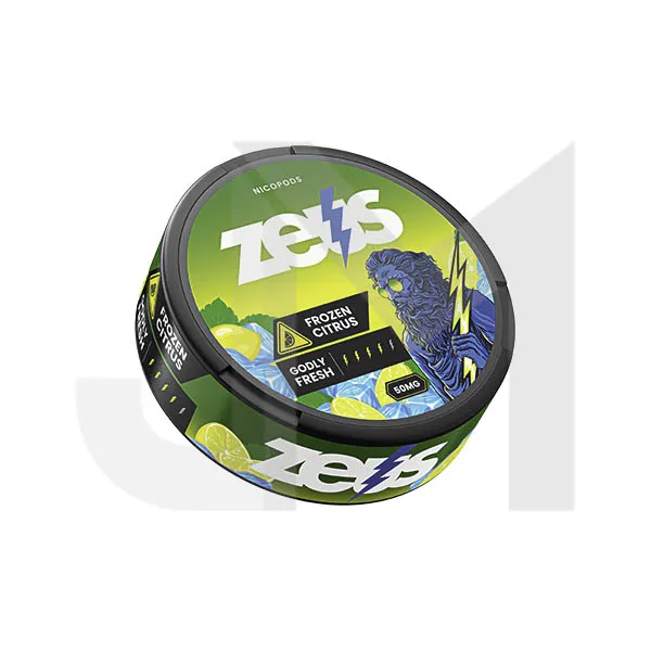 Zeus 50mg Extra Strong Nicotine Pouches - 20 Pouches